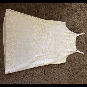 White lace dress